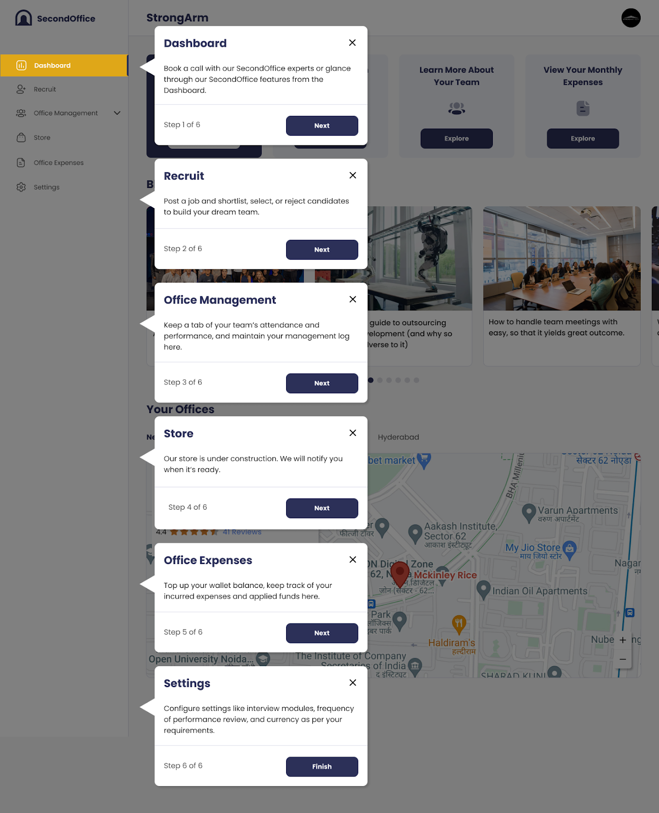 After: Onboarding overlays